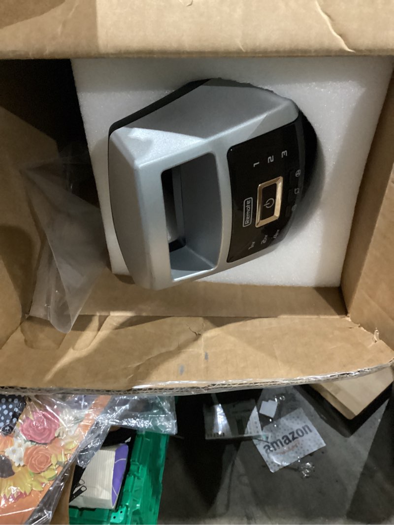 Condition photo showing Good Condition for Lasko High Velocity Oscillating Tower Fan for Bedroom, Garage, Basement, and Gym with Remote Control, Timer, 3 Powerful Speeds, 35" Silver/Black, U35115