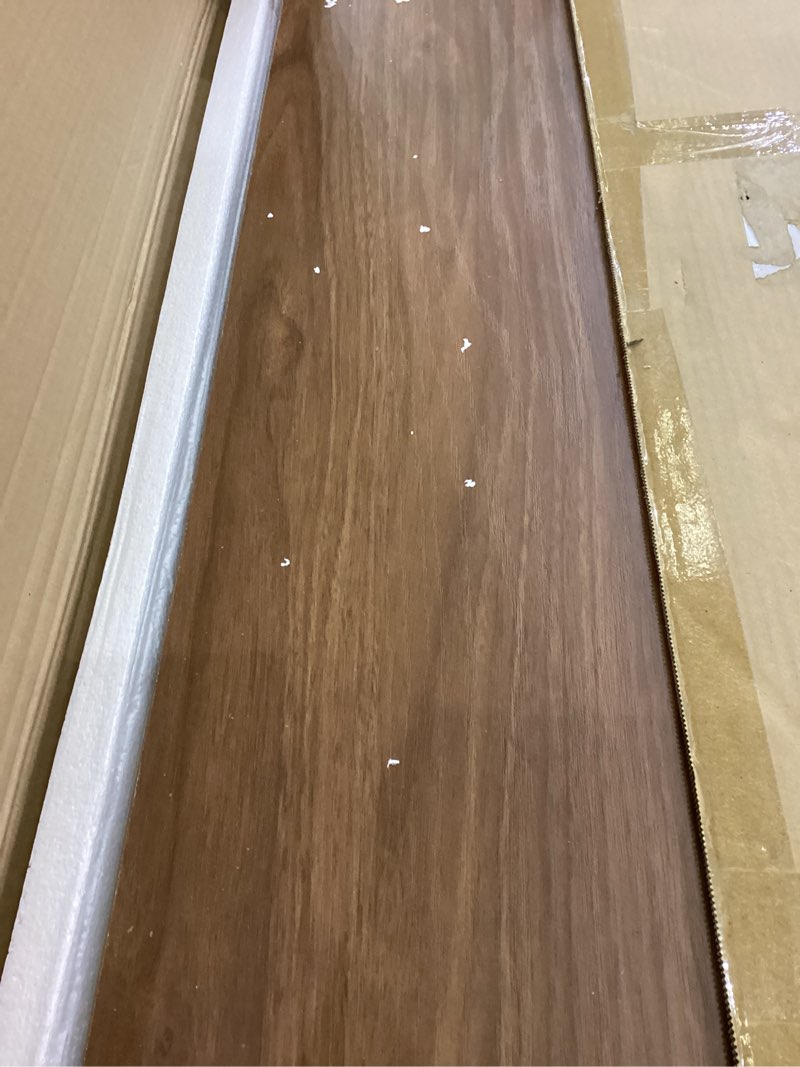 Condition photo showing New/Like New for Frylr Small Folding Computer Desk – Portable 35.8 Inch Foldable Laptop Table, Collapsible and Compact for Easy Storage and Fast Setup, Lightweight for Small Spaces, Craft and Study Use, Dark Walnut 35.8 x 15.7 Inch NO Power Outlets Dark Walnut