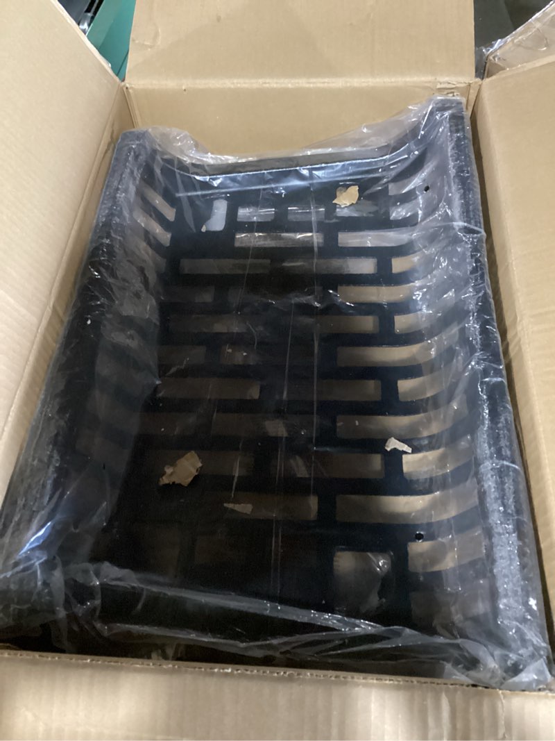 Condition photo showing New/Like New for agtek 24 inch fireplace log grate heavy duty solid steel fire grates wood stove chimney burning rack holder 24"