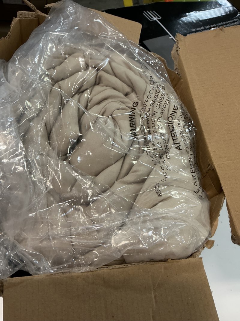 Condition photo showing New/Like New for Bedsure King Size Comforter Set, Sand Soft Prewashed Bedding for All Seasons, 3 Pieces GentleSoft™ Warm Down Alternative Bed Set, 1 Lightweight Comforter (104"x90") and 2 Pillowcases (20"x36") King(104"x90") 07 - Sand