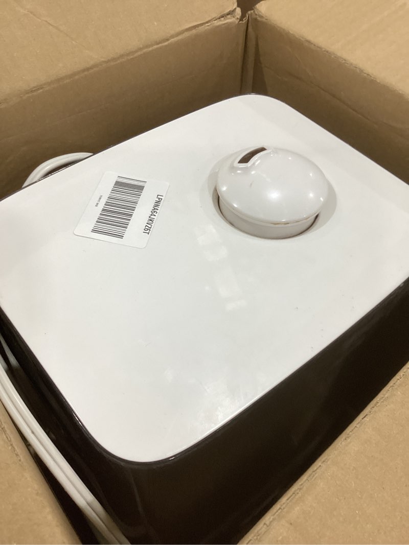 Condition photo showing As Is for levoit humidifiers for bedroom large room home, (6l) cool mist top fill essential oil diffuser for baby & plants, smart app & voice control, rapid humidification & auto mode - quiet sleep mode, gray gray classic300s