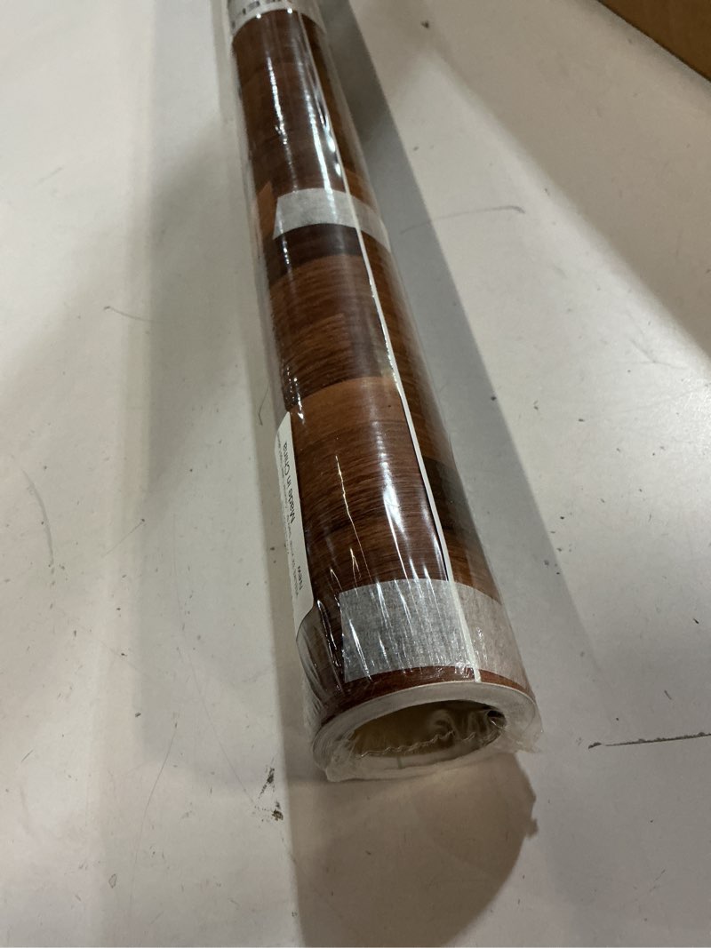 Condition photo showing New/Like New for VEELIKE 32''x118'' Butcher Block Contact Paper for Countertops Waterproof Wood Contact Paper Peel and Stick for Kitchen Wood Grain Wallpaper Removable Wood Vinyl Wrap for Cabinets Table Shelf Liners 32"W x 118"L Brown