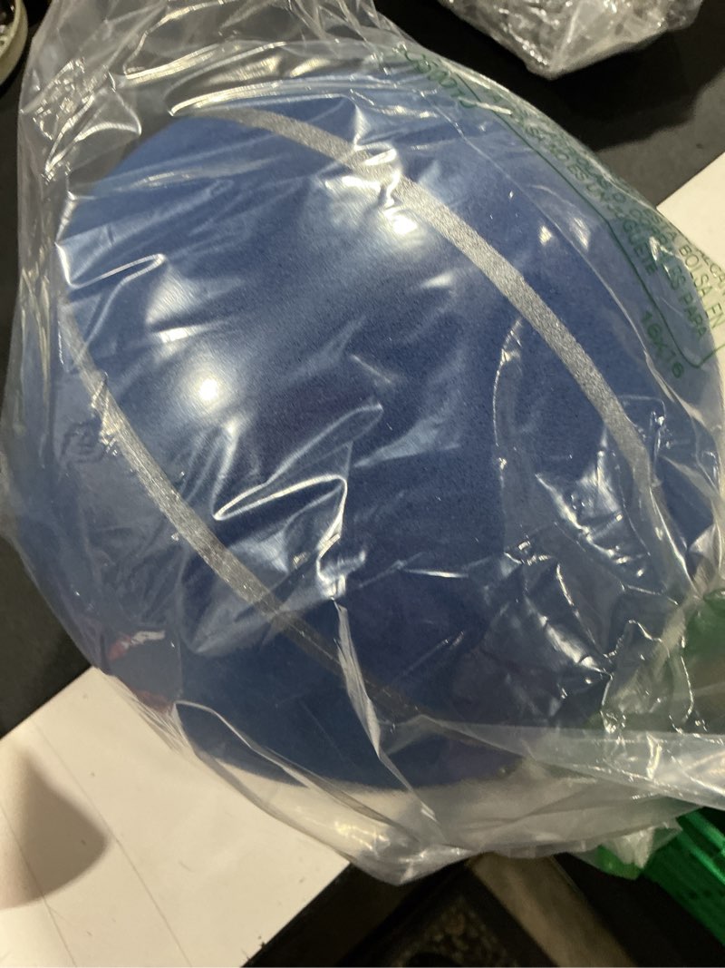 Condition photo showing Good Condition for silent basketball size 7 (29.5") – noiseless indoor basketball for quiet dribbling and indoor training, pro grooved airless pu foam basketball – real feel higher bounce quieter blue