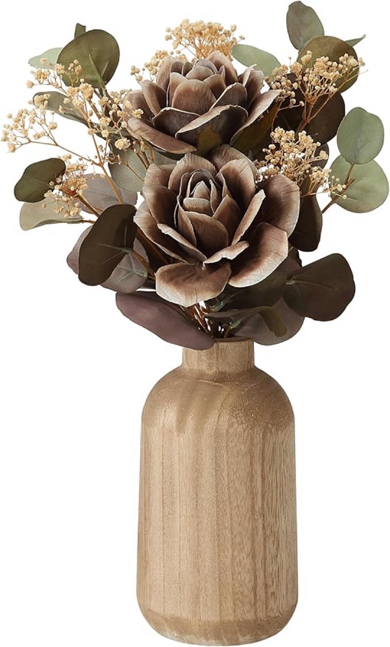 Blanca Rosana Timeless Luxe Bloom - Premium Artificial Fake Flower for Outdoor, Indoor, Garden, Home