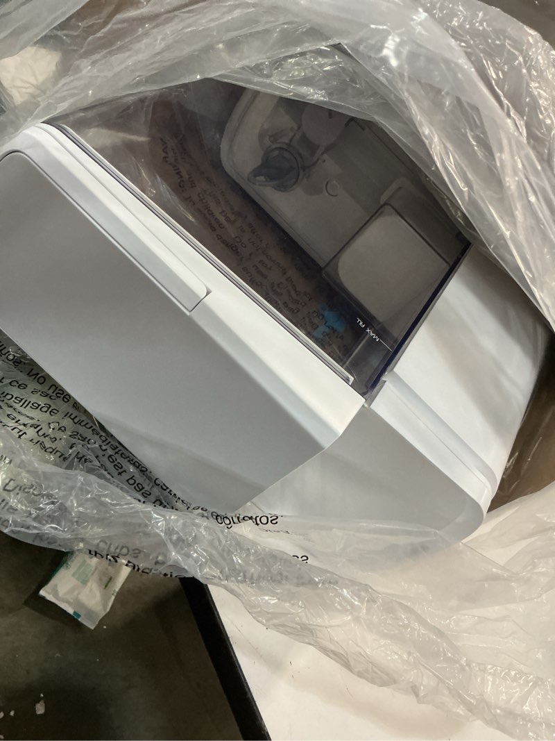 Condition photo showing As Is for vornado mistic 8 whole room ultrasonic humidifier, top-fill, aromatherapy, 2-gallon tank, 3-gallon output, warm or cool mist humidifier, automatic humidity control, included scent pads