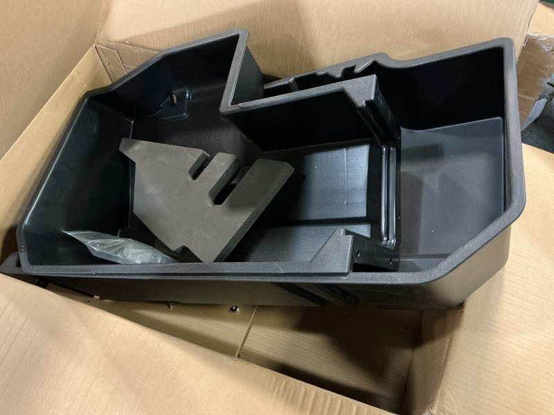 Condition photo showing Good Condition for fengyu under seat storage box compatible with 2019-2026 chevy chevrolet silverado 1500/gmc sierra 1500, 2020-2026 silverado/sierra 2500hd/3500hd double cab & crew rear underseat organizer accessories 19-26 chevy silverado/gmc sierra 1500