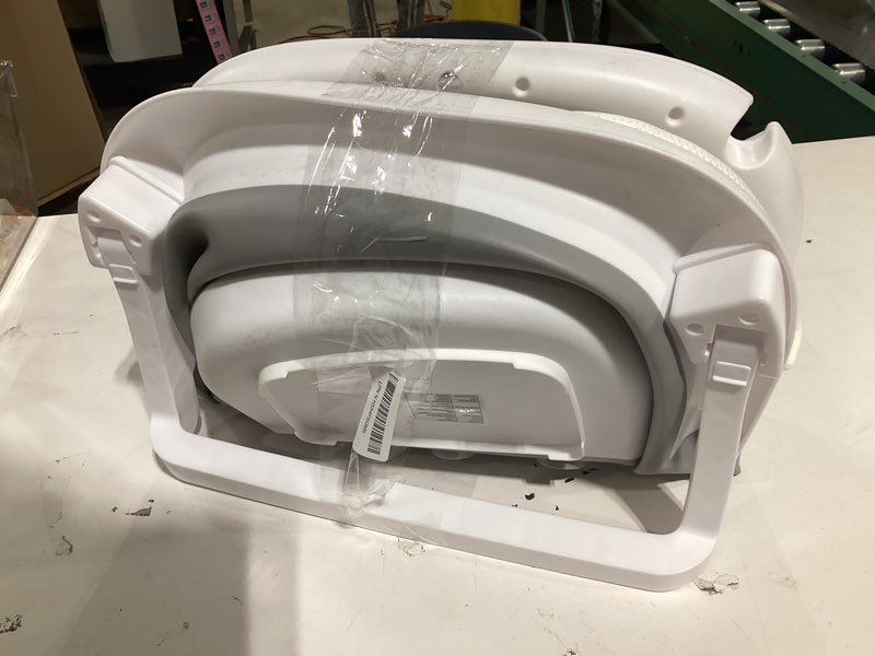 Baby Bathtub, Collapsible Newborn Bathtub for Infant to Toddler 0-24 Months with Soft Cushion and Thermometer,Portable Travel Newborn Tub with No-Slip Feet, Baby Shower Gifts,Grey