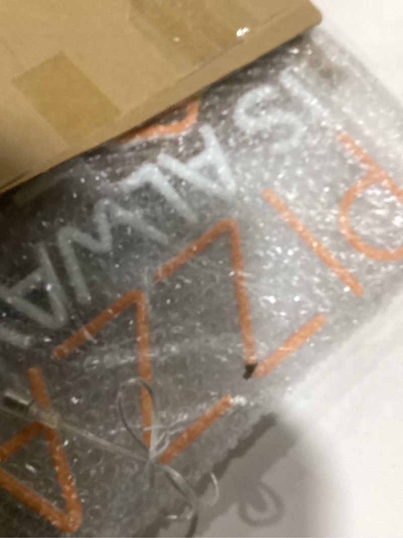 Condition photo showing As Is for Pizza Is Always The Answer Neon Sign, Dimmable LED Neon Light Art Decorative, Pizza Led Light Neon Signs for Wall Decor