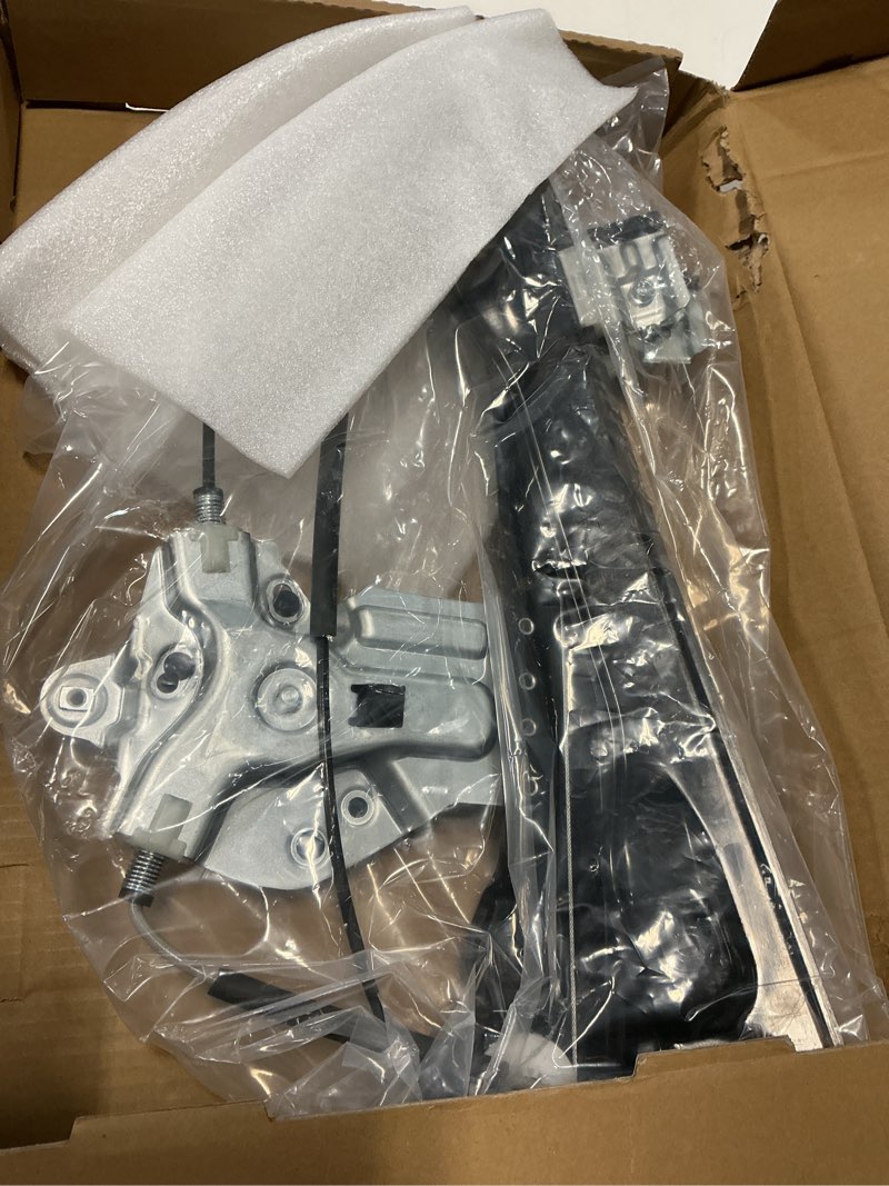 Condition photo showing Good Condition for 751-739 front left driver side power window regulator and motor(2 pins) assembly compatible with 2012-2015 chevy cruze,2016 cruze limited replace# 95382556, 95265280, 95919259