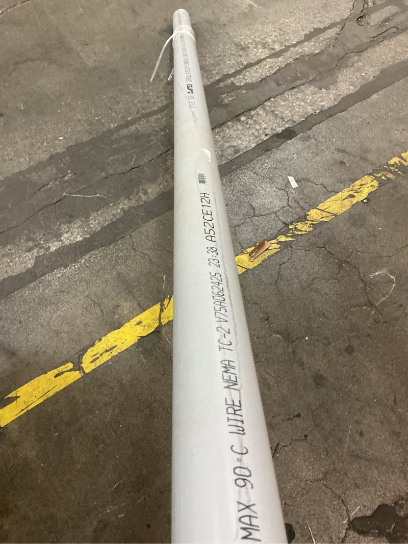 Condition photo showing Good Condition for 2-1/2 sch 40 pvc conduit a52ce12h