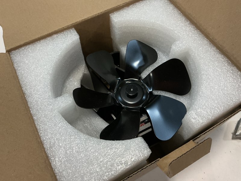 Condition photo showing Good Condition for HIDALIFE Wood Stove Fan Magnetically Flue Pipe Mounted, Heat Powered 6 Blades Fan, Non Electric, Silent Thermal for Gas Wood Burner Tent Stove Accessories 6 Blades Magnetical Pipe Fan