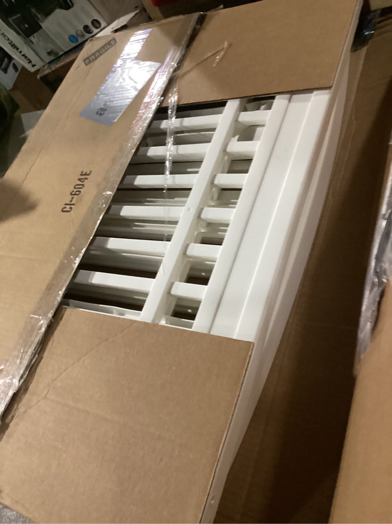 Condition photo showing Good Condition for iris usa 24" 4-panel dog playpen with door, 35 x 35 x 24, puppy playpen, dog play pen indoors, pet fence, puppies/small dogs, white white 4 panel - 24" h
