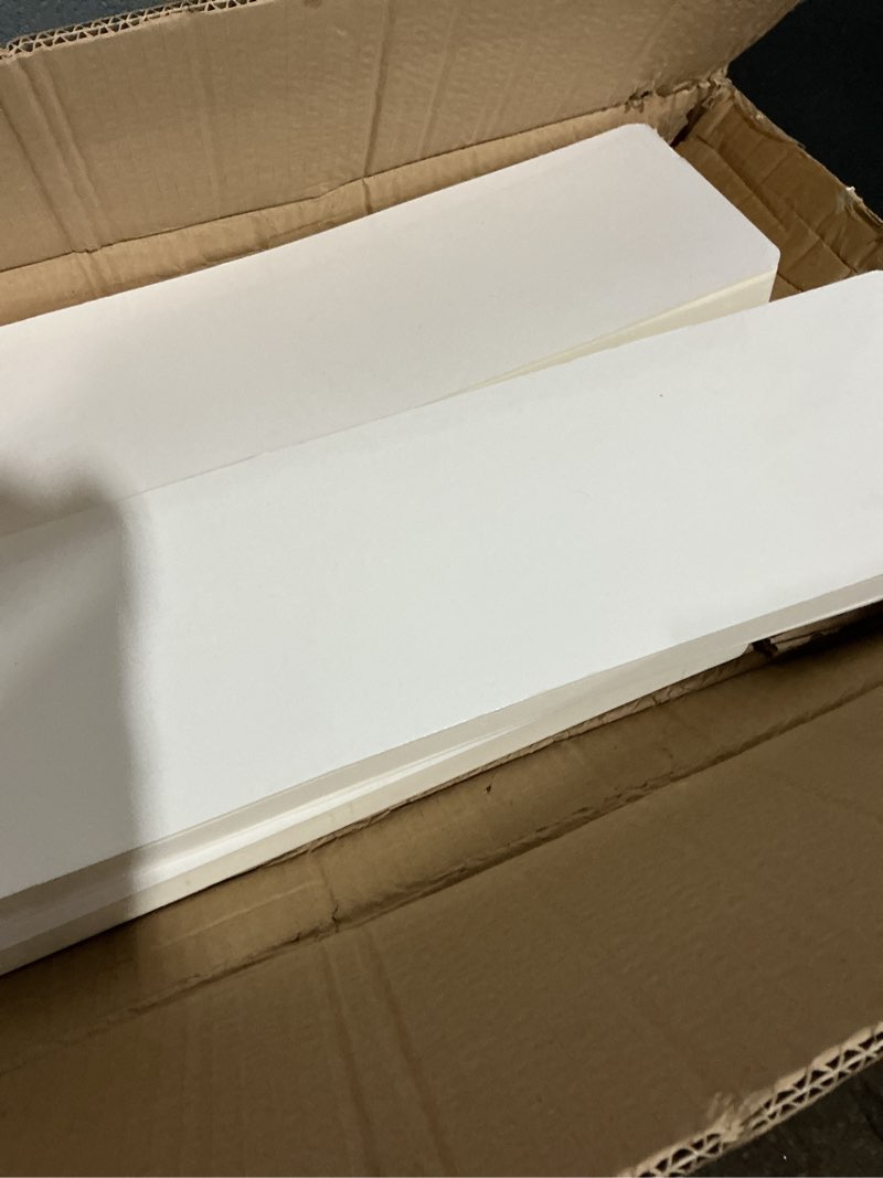 Condition photo showing Good Condition for white honeycomb pillar flower stands 3pcs - foldable cardboard cylinder columns
