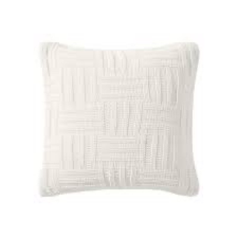 Tommy Bahama Throw Pillow Soft Cotton with Zipper Closure, Tropical Design, Ideal for Bed or Couch, 20" x 20", Chain Basket Coral 20" x 20" Chain Basket Coral