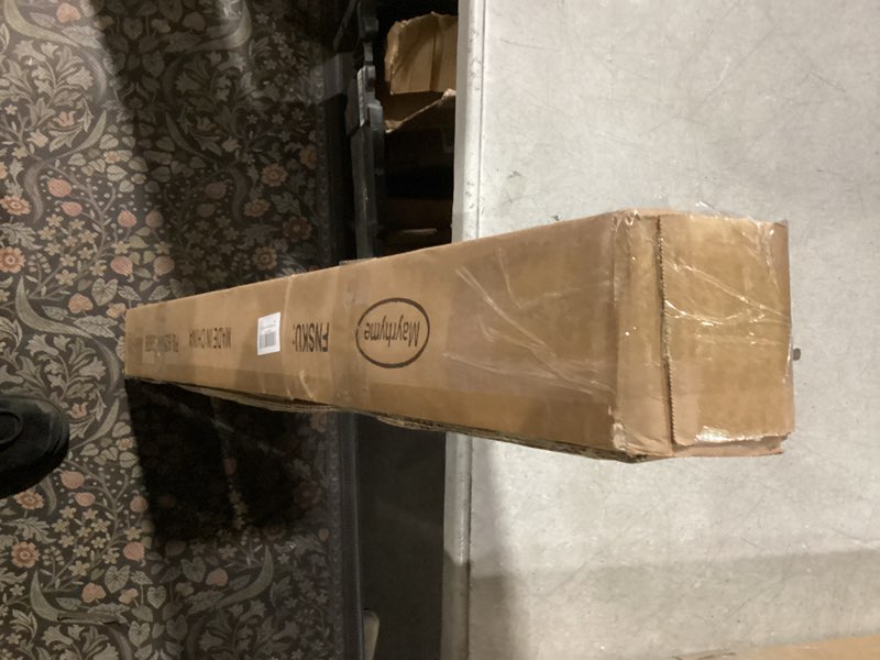 Condition photo showing Good Condition for 1-1/8 Inch Bay Window Curtain Rods - Curved Curtain Rods for Windows 36-72 & 36-72 Inch - Telescopin