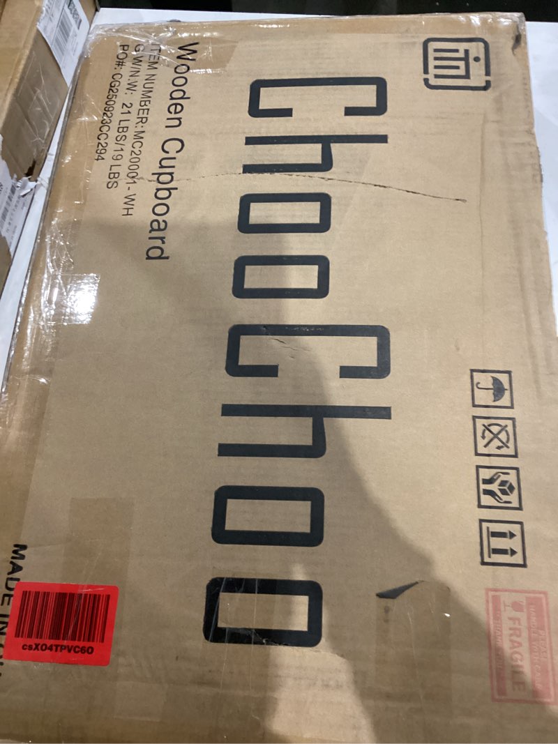 Condition photo showing New/Like New for ChooChoo Bathroom Wall Mirror Cabinet, Medicine Cabinet with Single Door and Adjustable Shelf, Over The Toilet Space Saver Storage Cabinet, White White 6.3"D x 21.6"W x 24.0"H