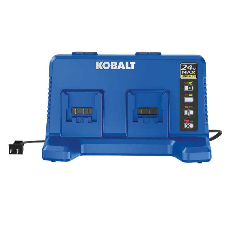 kobalt 24 -volt battery charger station ( lithium )