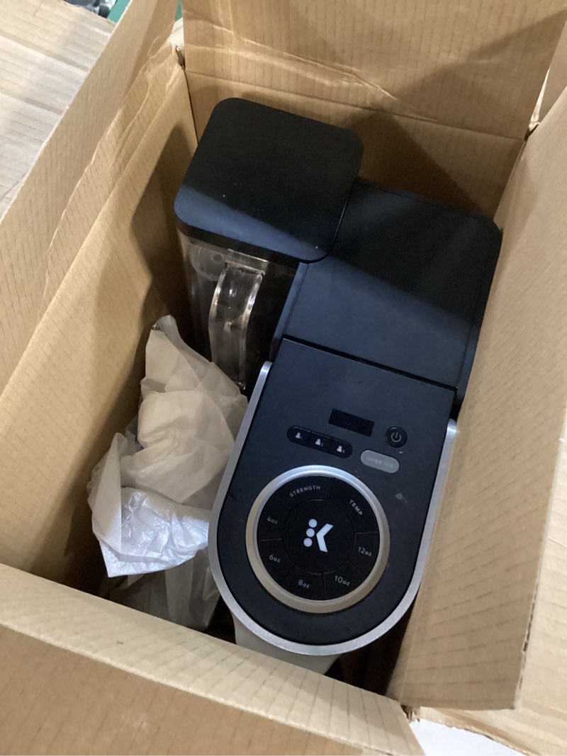 Condition photo showing As Is for Keurig K-Supreme Single Serve K-Cup Pod Coffee Maker, MultiStream Technology, 4 Brew Sizes, 66oz Dual-Position Removable Reservoir, Black Black Coffee Maker