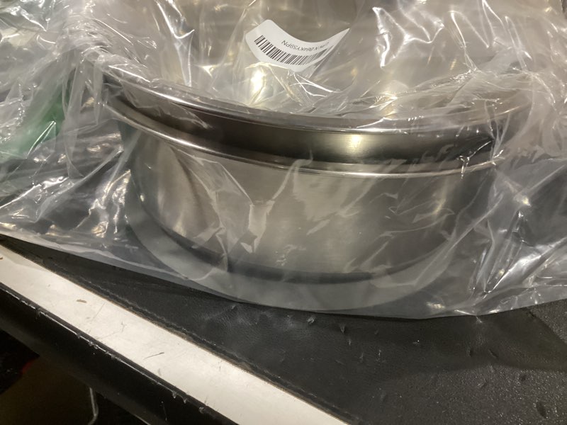 Condition photo showing Good Condition for nicelock stainless steel dog bowl | set of 2, metal dog bowls with suction base, rubber bottom & premium material & easy clean (gray-2 pack)