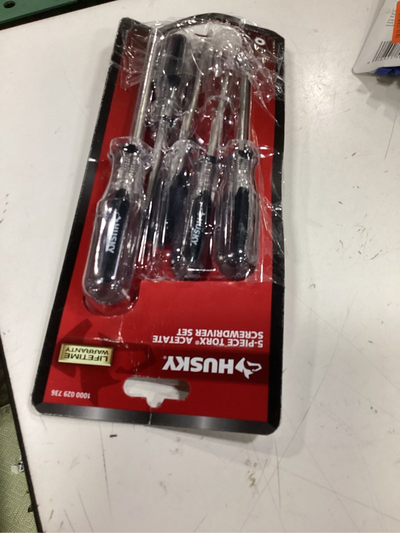 Condition photo showing Good Condition for torx screwdriver set (5-piece)