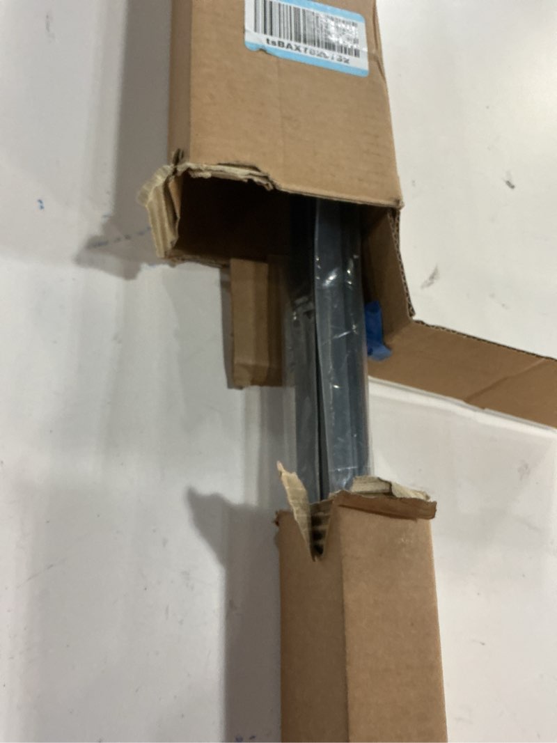 Condition photo showing Good Condition for Ivilon Drapery Treatment Window Curtain Rod - Square Design 1 1/8 Rod. 72 to 144 Inch. Black 72 to 144 in.