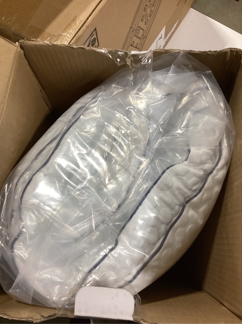 Condition photo showing New/Like New for WEEKENDER Gel Memory Foam Pillow - King Size - 2-Pack - Medium Plush Feel - Neck & Shoulder Support - For Back, Side, & Stomach Sleepers - Home, Hotel, & Hospital Essentials