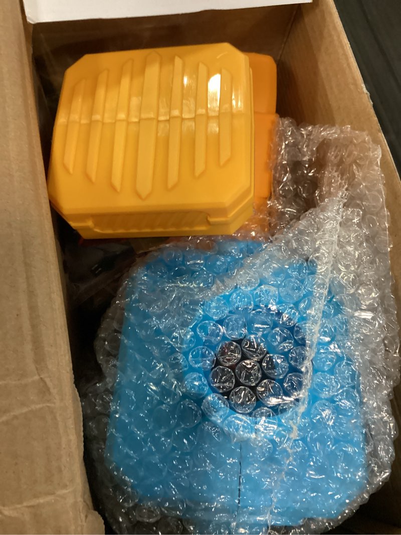 Condition photo showing New/Like New for upgraded bubble gun no dip, bubble machine gun with led lights, 9000+ bubbles per minute for kids, boys girls 3-12 years old, birthday party wedding outdoor favors - blue blue 2