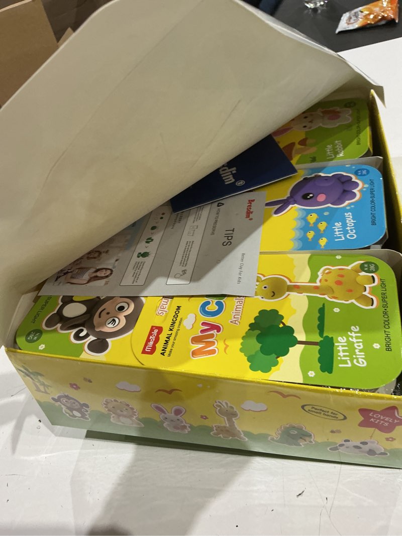 Condition photo showing Good Condition for air dry clay kits - modeling clay for kids, ultra light & soft, safe & non-toxic, 12 box dly air dry clays kit with sculpting tools tutorials,art crafts toys gifts for boys girls (b-animal kingdom)