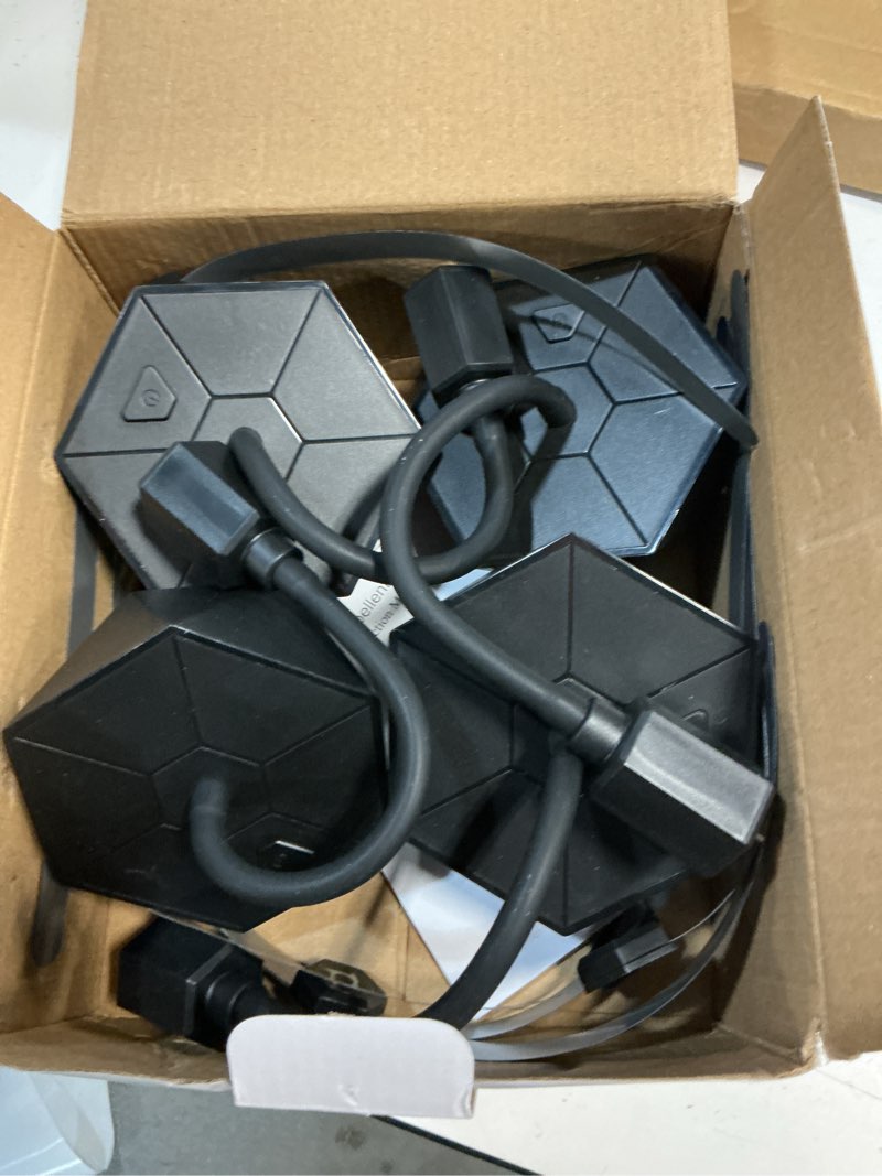 Condition photo showing Good Condition for fly fans for tables, fly repellent fan outdoor indoor keep flies away, fly repellent fans for tables with holographic blades for picnic, party, restaurant, kitchen, and bbq, 4 pack black