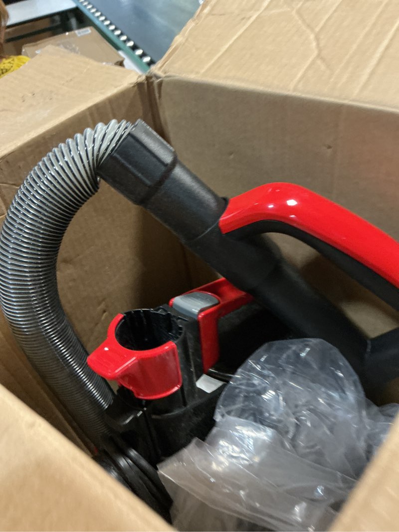Condition photo showing As Is for bissell cleanview compact upright vacuum, lightweight design for apartments & dorms, powerful suction with removable extension wand & scatter-free technology, 3508