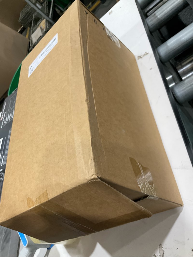 Condition photo showing As Is for 1.5 Gallon Glass Drink Dispensers for Parties, Ice Beverage Dispensers with Stand, Glass Water Dispenser with Spigot, Laundry Detergent Dispenser, Lemonade Dispenser