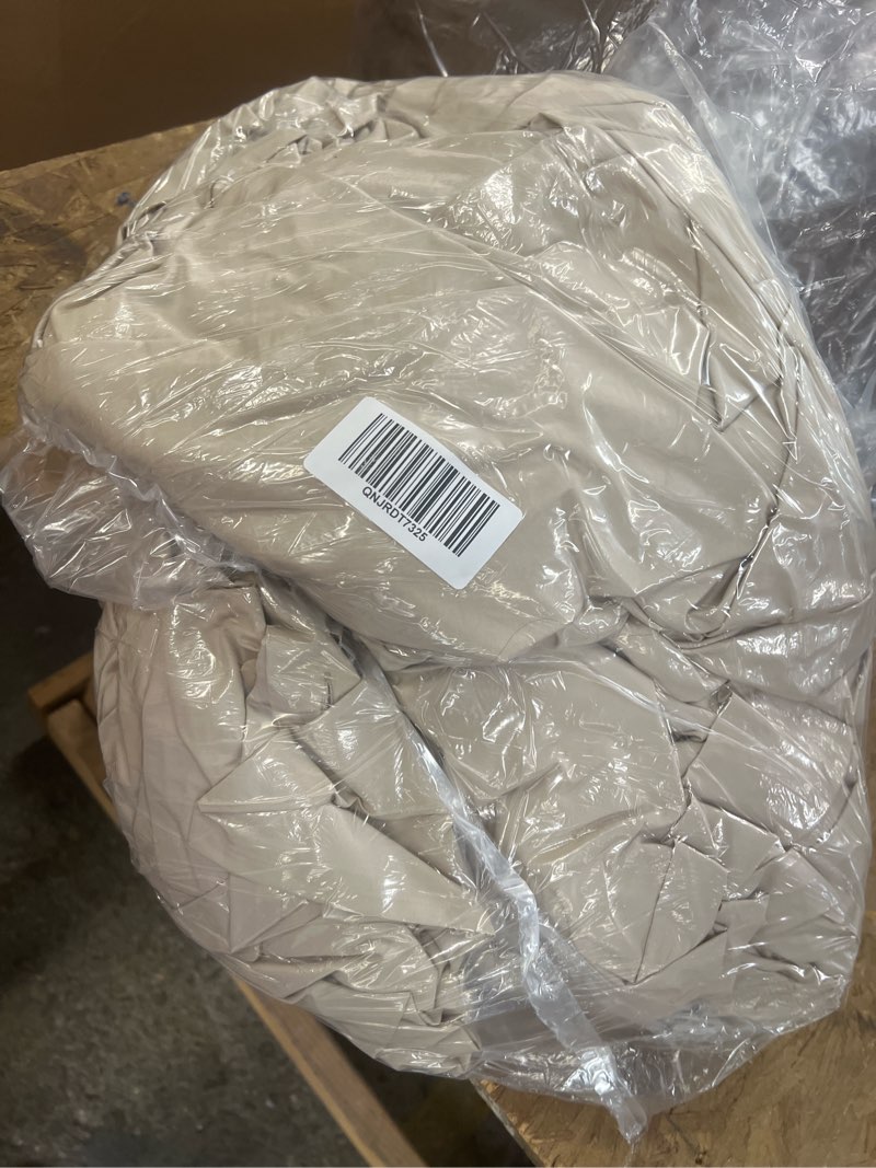 Condition photo showing Good Condition for classic organic percale duvet cover set, king/cal king, toffee