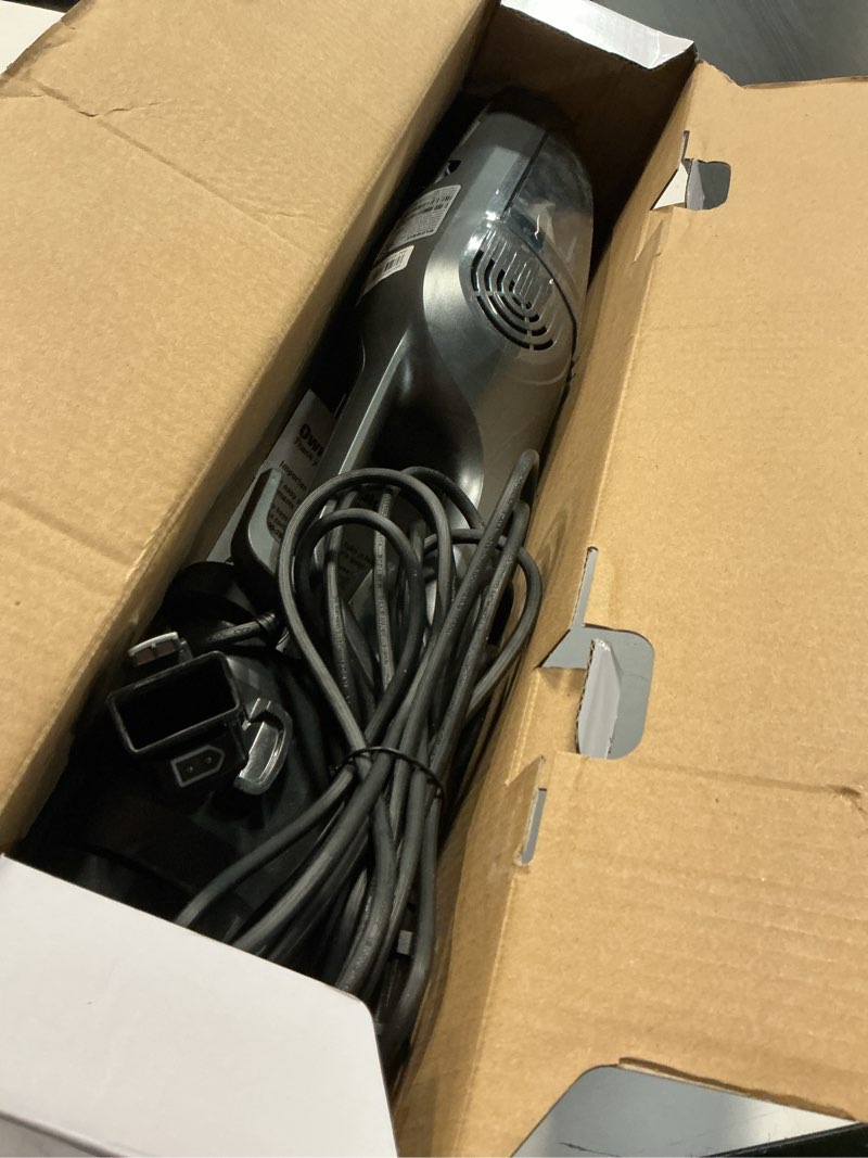 Condition photo showing As Is for eureka corded stick vacuum cleaner for home pet hair, lightweight stick vacuum cleaner with powerful suction for carpet tile and hard floor, blue, 3-in-1 handheld vac nes312 3-in-1 handheld vac nes312 blue