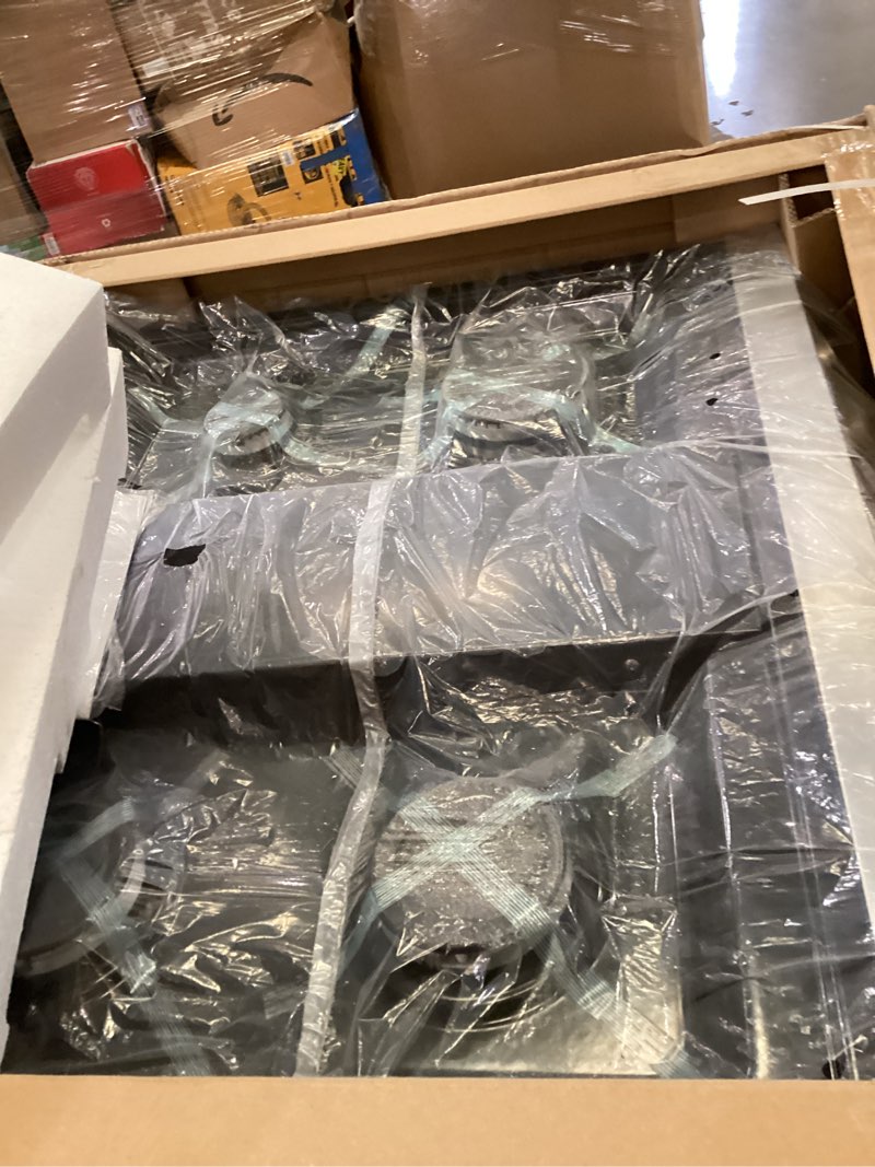 Condition photo showing New/Like New for freestanding gas range stove 30 inch gas cooktop stove 4 burners 42000btu 5.56 cu.ft. 3 layers large convection oven,heavy duty stainless steel tempered glass door