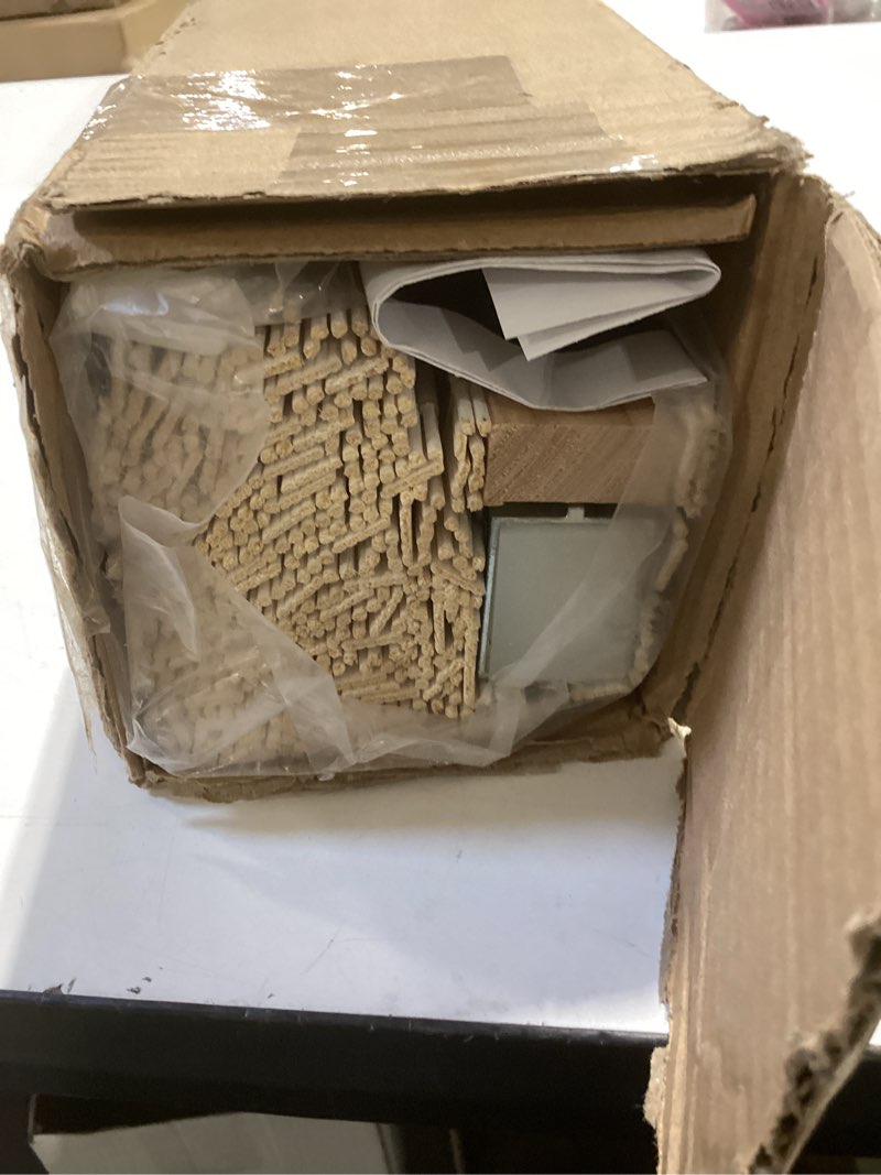 Condition photo showing Good Condition for lazblinds no tools no drill cordless bamboo roman shades, light filtering window treatment, roll up bamboo blinds for window 30'' w x 64'' h, whitewash b whitewash b 30'' w x 64'' h