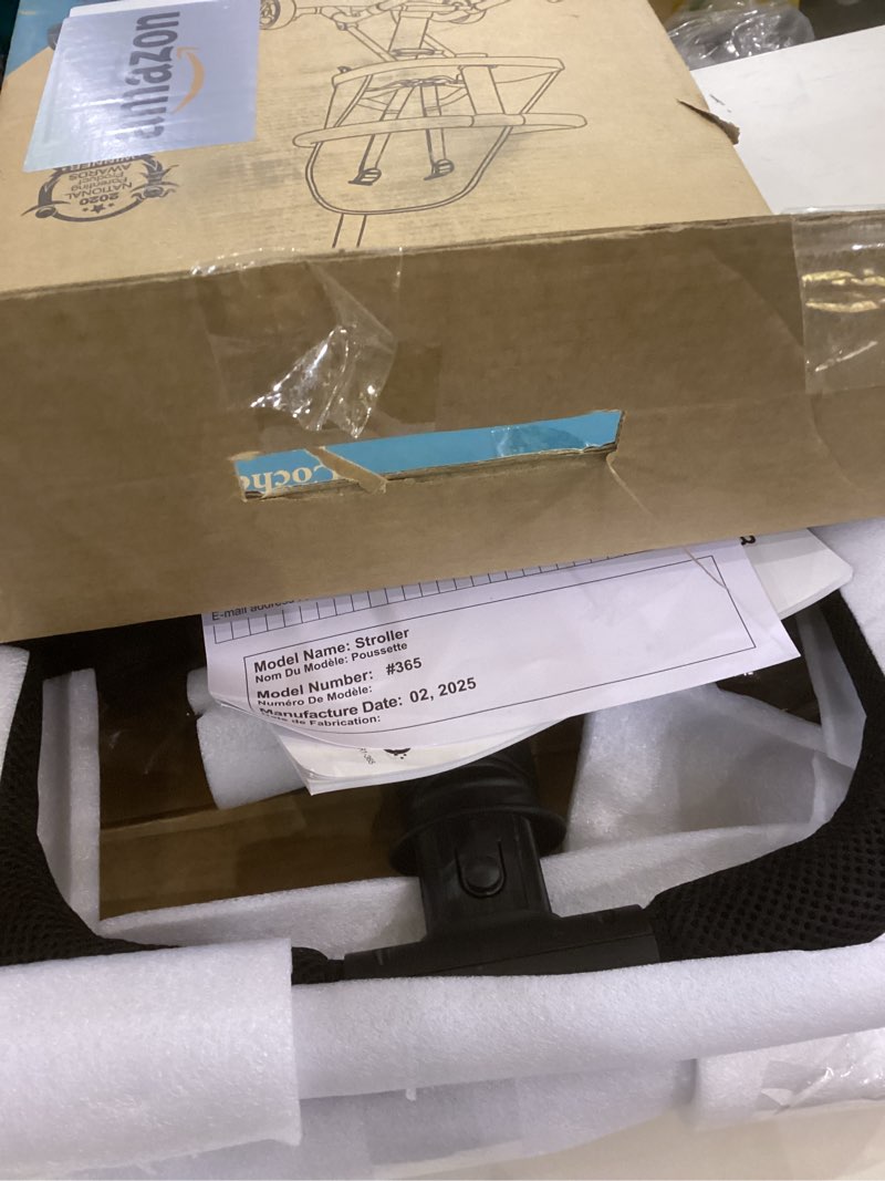 Condition photo showing Good Condition for Dream On Me Lightweight and Compact Coast Rider Stroller with One Hand Easy Fold, Adjustable Handles and Soft Ride Wheels, Black Black Stroller