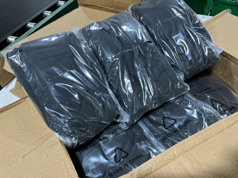 Condition photo showing New/Like New for fokitut 6 pack spandex table cover for 6ft table universal fitted stretch tablecloth for party, banquet, wedding and events-black black 6ft 6pack