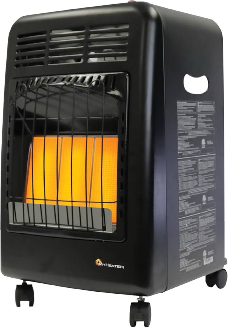 Mr. Heater MH18CH Radiant Cabinet LP Heater,Black