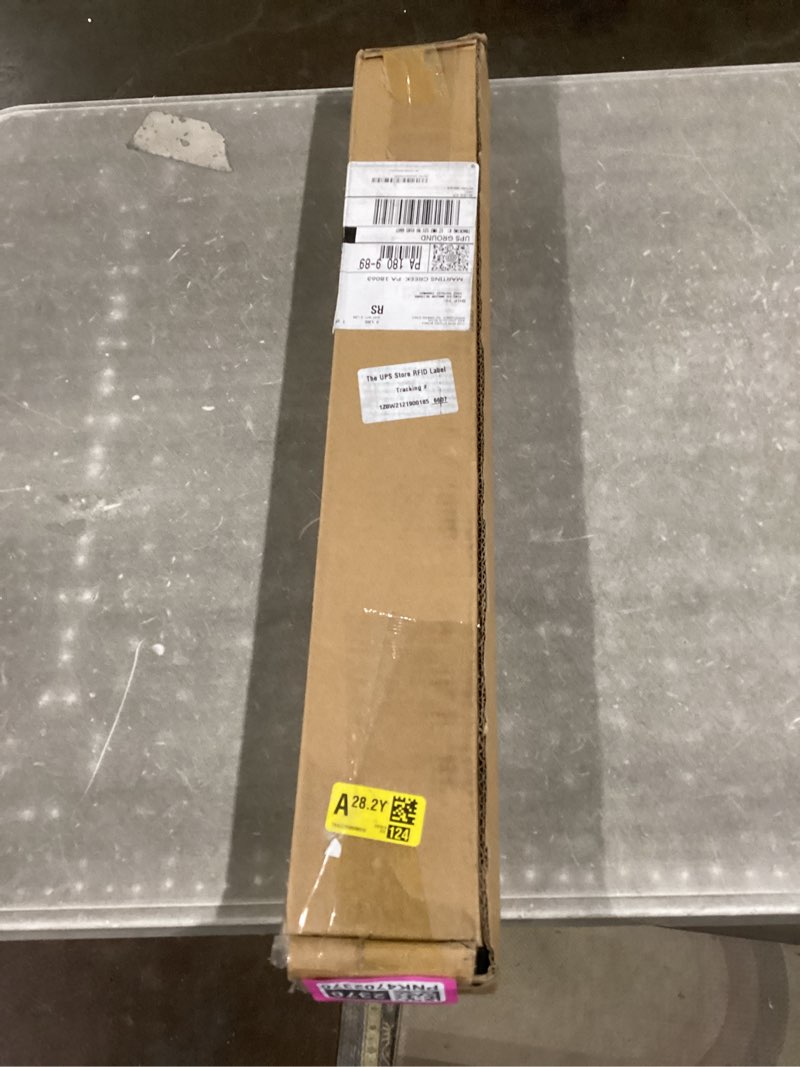 Condition photo showing New/Like New for MYshade Blackout Cordless Cellular Shades Honeycomb Shade for Indoor Windows Room Darkening Blinds for Home Office Pull Down Window Shades Easy to Install 24 inch Wide, H50 Grey Pleated Shade Grey 24"W x 50"H