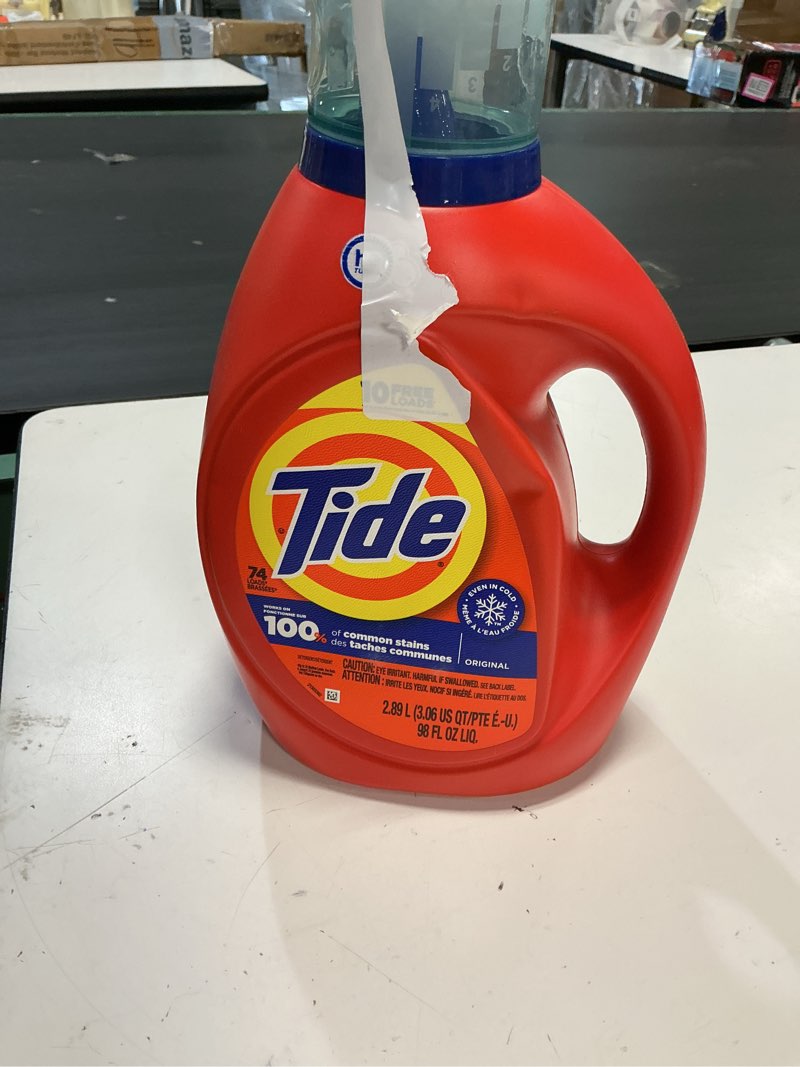 Condition photo showing New/Like New for tide original he compatible liquid laundry detergent soap - 84 fl oz