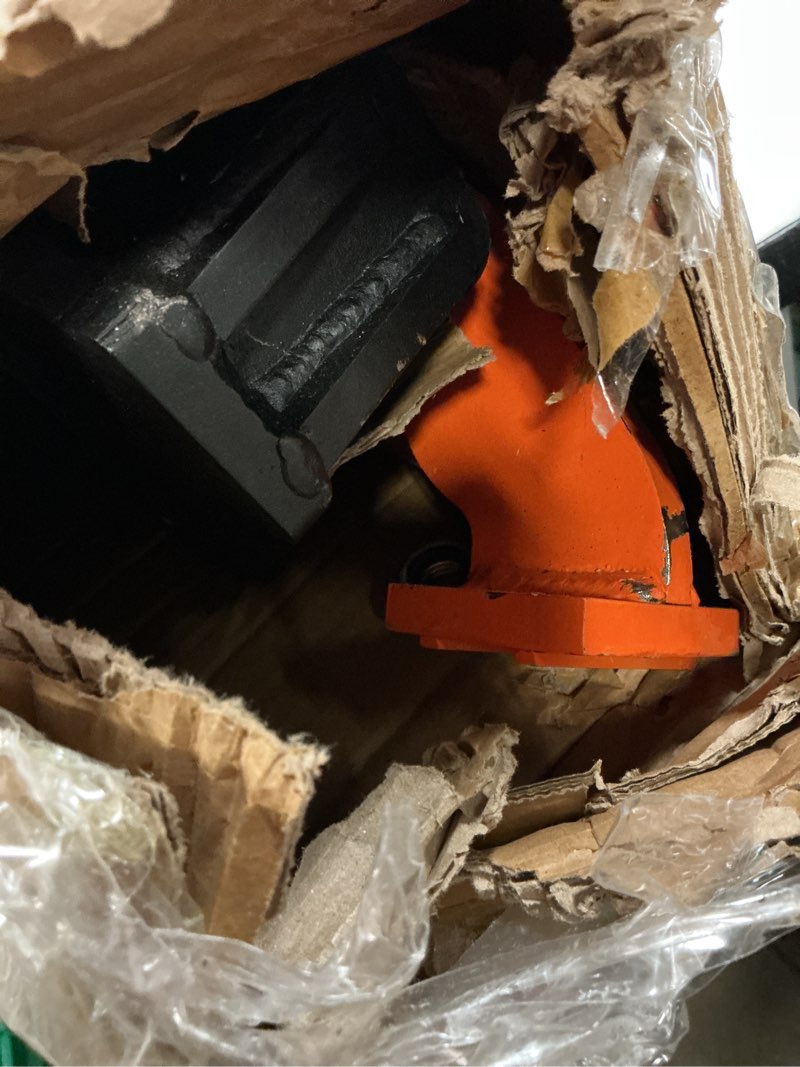 Condition photo showing As Is for large size ¼" - 2 " sapling puller, fully uproots woody stems ¼ " to 2 "and roots, heavy-duty tree root puller tool, high-leverage, fit for trees, shrubs, vines and thorns with large root systems orange