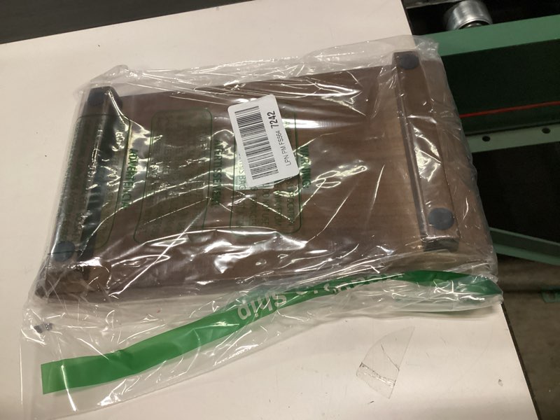 Condition photo showing Good Condition for zoocatia Small Wood Tray Pedestal Stand Farmhouse Bathroom Decor Decorative Wooden Riser Kitchen Soap Dish Holder for Vanity, Counter, Sink, Large 11.8" x 7" - Walnut Walnut 11.8" x 7" x 1.6"