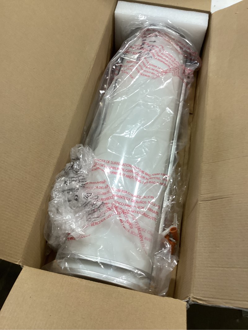 Condition photo showing Good Condition for asd 24 inch led outdoor sconce lights - 25w 120-277v 3000k 4000k 5000k nickel exterior lighting fixtures, dimmable exterior lights for house, modern patio wall light fixture etl nickel 24 inch 1 pack
