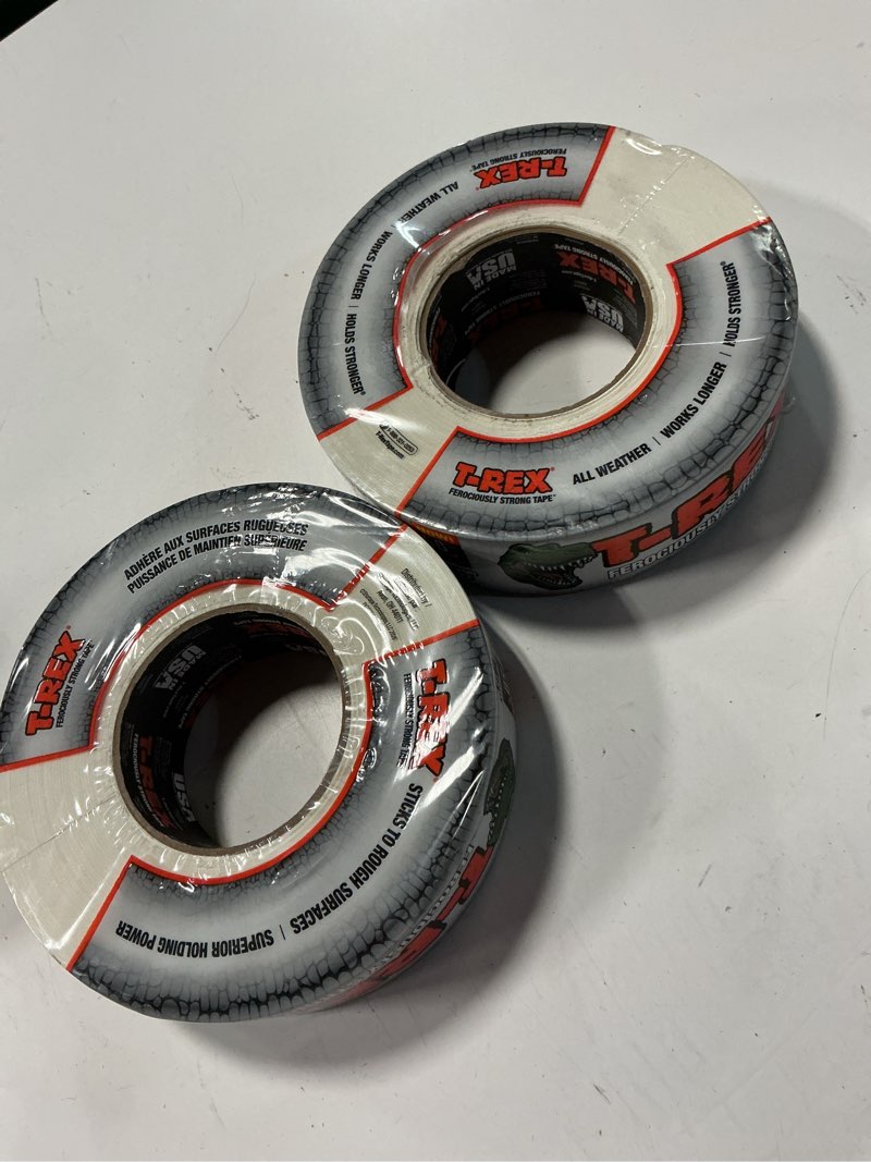 Condition photo showing New/Like New for 1.88 in. x 50 yds. white duct tape(pack of 2)