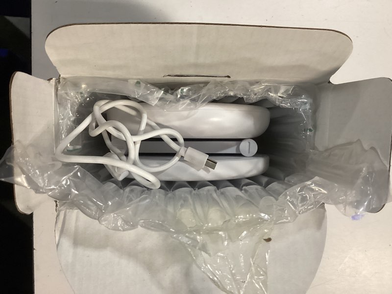 Condition photo showing As Is for One Fire Cordless Desk Lamp,Dimmable Small Battery Powered Lights,3600mAh Rechargeable Wireless Table Lamp,Mini Lamp&Portable Light for Bed,Book Reading,Home for Small Spaces,Nail Light,Craft,Office White