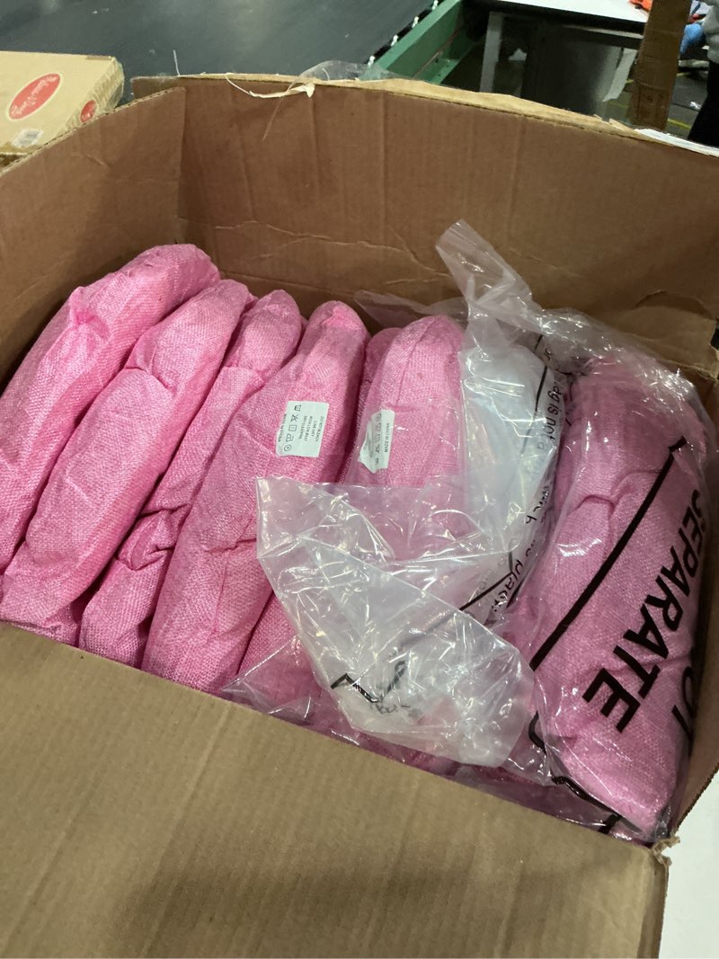 Condition photo showing Good Condition for Fumete 8 Pcs 16 Inch Round Floor Cushions for Kids and Toddlers, Flexible Seating Classroom Furniture Floor Pillow for Home, Daycare, Preschool, Yoga and Meditation (Pink) Pink 8