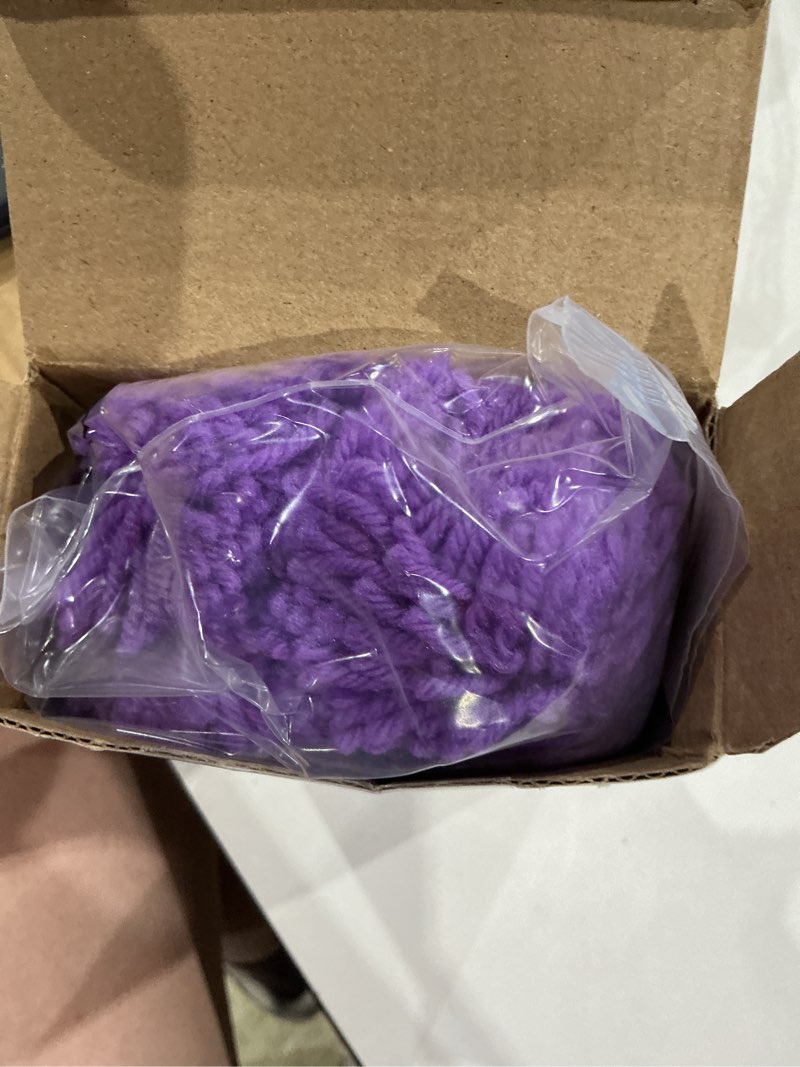 Condition photo showing Good Condition for gemscream 20 pcs 3 inch large purple yarn pom poms for crafts big fuzzy pompoms balls bulk for diy hats handmade craft holiday party hanging ornaments home decor purple 3 inch