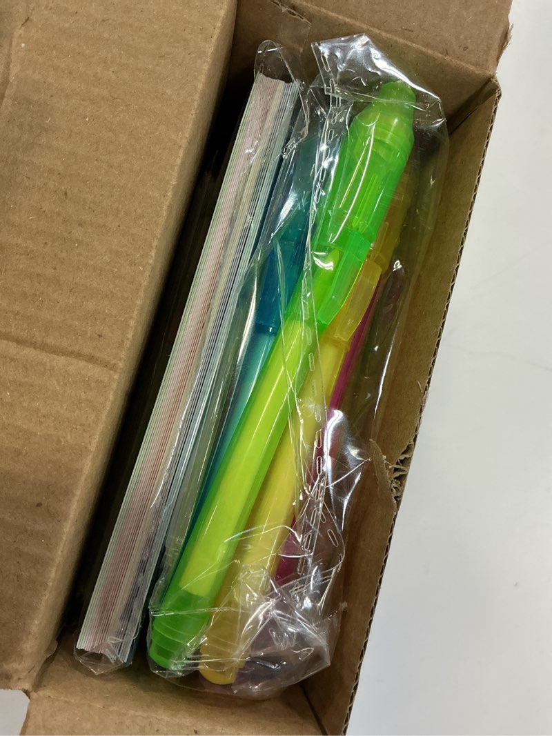 Condition photo showing New/Like New for 24 Pack Valentines Day Gifts for Kids Classroom Invisible Ink Spy Pen with Animal Themed Cards Party Favors for School Exchange & Prizes for Boys Girls