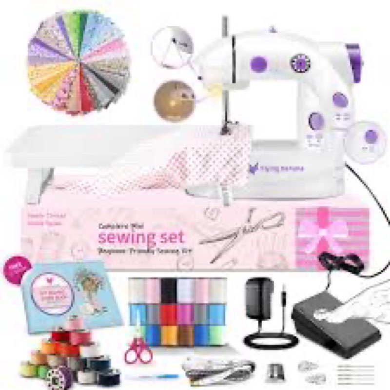 mini sewing machine for beginners-maquina de coser, easy automatic sewing machine with extension tab