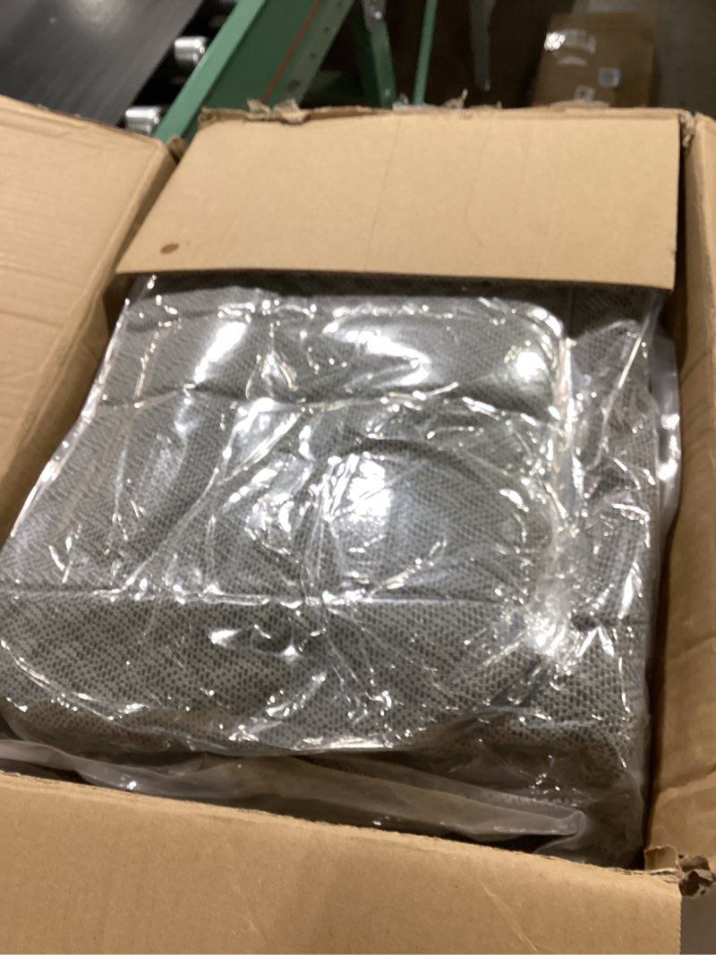 Condition photo showing New/Like New for GXARTS Driver and Passenger Side Bottom & Top Lean Back Replacement Cloth Seat Cover Pewter Gray fit for Chevy Express GMC Savana 2003 2004 2005 2006 2007 2008 2009 2010 2011 2012 2013 2014